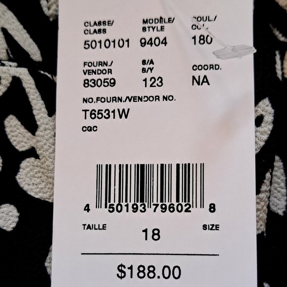 LONDON TIMES NWT sleeveless dress Sz 18W CREPE FLORAL $188 RETAIL OFFICE SUBLIME - Picture 12 of 12